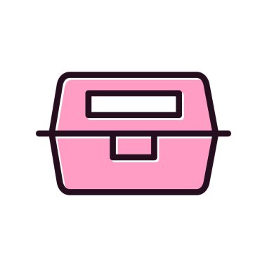 Beslenme kutusu simgesinin vektör çizimi