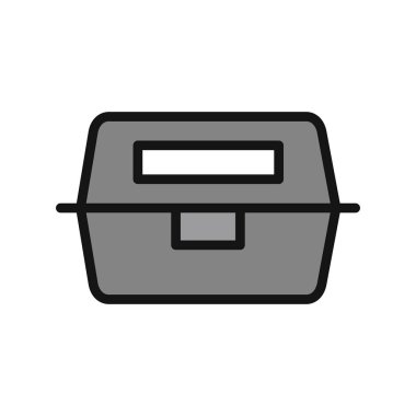 Beslenme kutusu simgesinin vektör çizimi