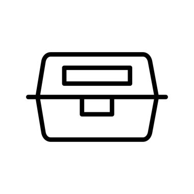 Beslenme kutusu simgesinin vektör çizimi