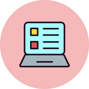 kullanıcı arayüzü tasarımı için çevrimiçi web simgesi, vektör 