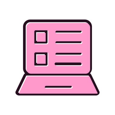 kullanıcı arayüzü tasarımı için çevrimiçi web simgesi, vektör 