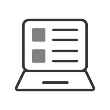 kullanıcı arayüzü tasarımı için çevrimiçi web simgesi, vektör 