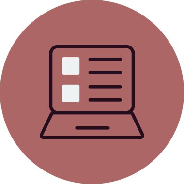 kullanıcı arayüzü tasarımı için çevrimiçi web simgesi, vektör 