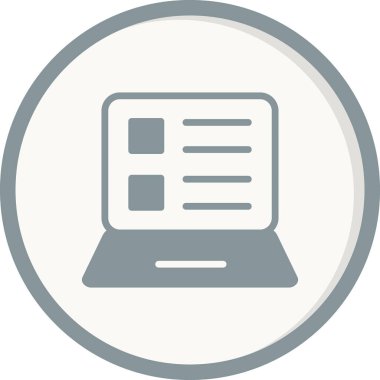 kullanıcı arayüzü tasarımı için çevrimiçi web simgesi, vektör 