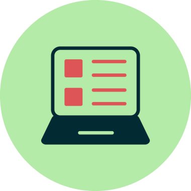 kullanıcı arayüzü tasarımı için çevrimiçi web simgesi, vektör 