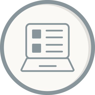 kullanıcı arayüzü tasarımı için çevrimiçi web simgesi, vektör 