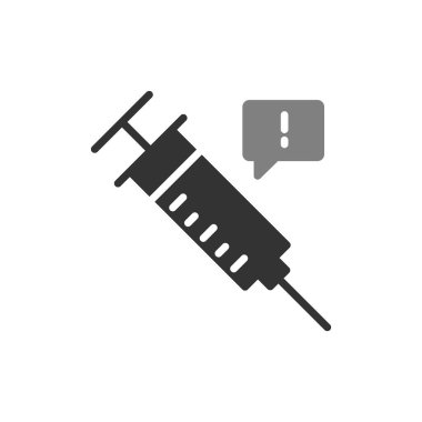 Yan etki, tıbbi ve sağlık çizgisi simgesi, vektör illüstrasyonu