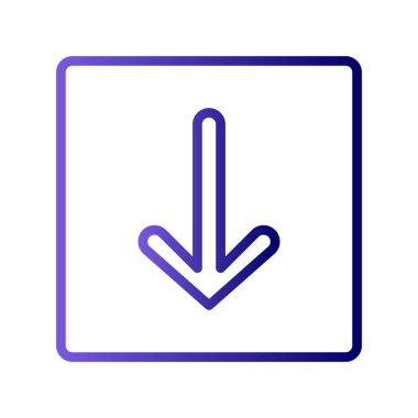 Ok çizgisi vektör simgesi 