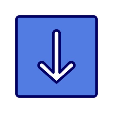 Ok çizgisi vektör simgesi 