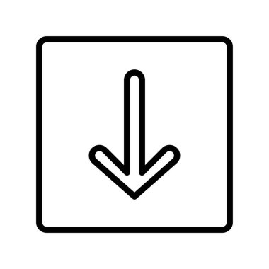 Ok çizgisi vektör simgesi 