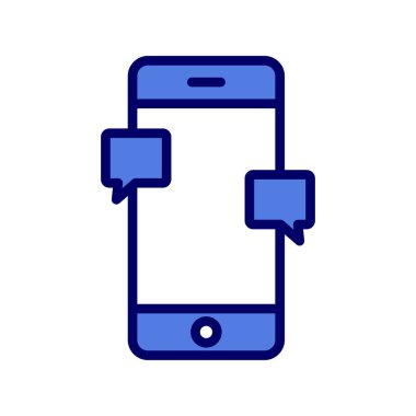 Sohbet simgesi vektör illüstrasyon tasarımı