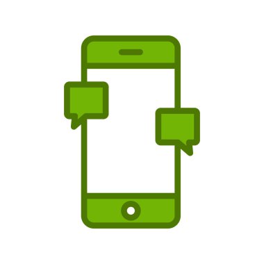 Sohbet simgesi vektör illüstrasyon tasarımı