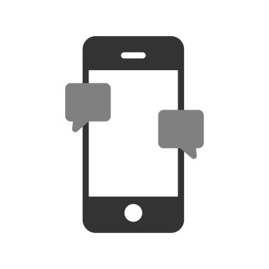 Sohbet simgesi vektör illüstrasyon tasarımı