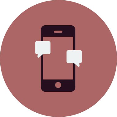 Sohbet simgesi vektör illüstrasyon tasarımı