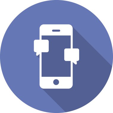 Sohbet simgesi vektör illüstrasyon tasarımı