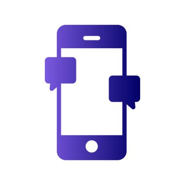 Sohbet simgesi vektör illüstrasyon tasarımı