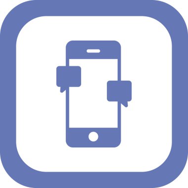 Sohbet simgesi vektör illüstrasyon tasarımı