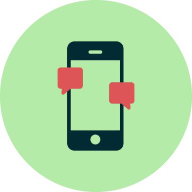 Sohbet simgesi vektör illüstrasyon tasarımı