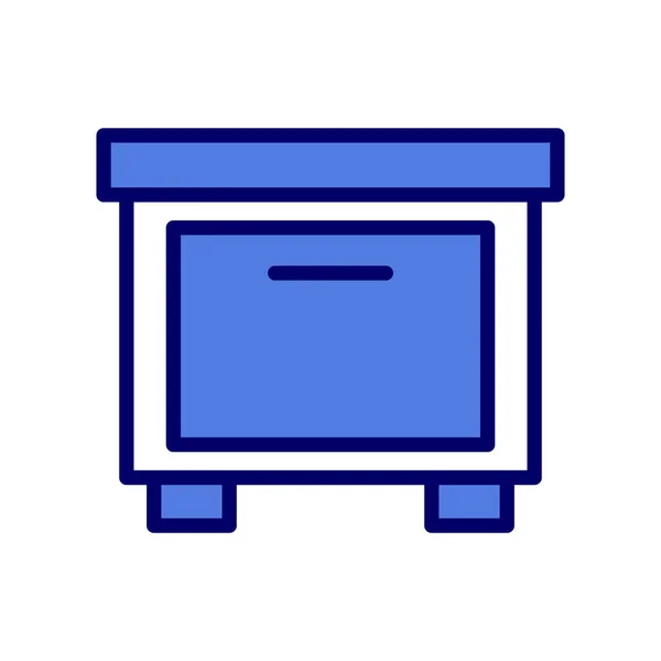 Icono Muebles Vector Ilustración — Vector de stock