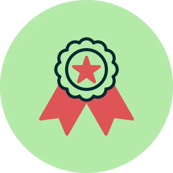 Medal Award Vector Icon Editable — ストックベクタ