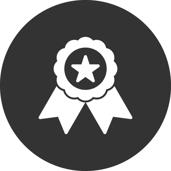 Medal Award Vector Icon Editable — ストックベクタ