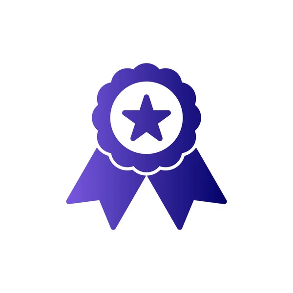 Medal Award Vector Icon Editable — Stock Vector