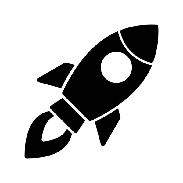 rocket icon vector illustration