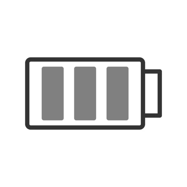 Vector Illustration Full Battery Icon Sign — стоковый вектор