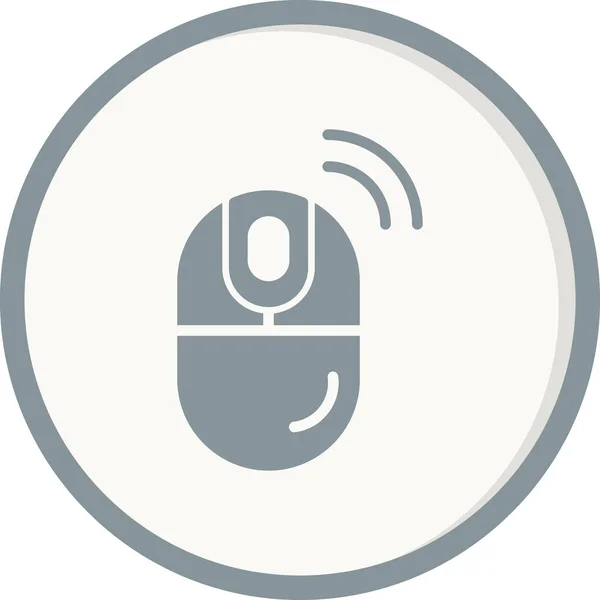 Icona Del Mouse Del Computer Illustrazione Vettoriale — Vettoriale Stock