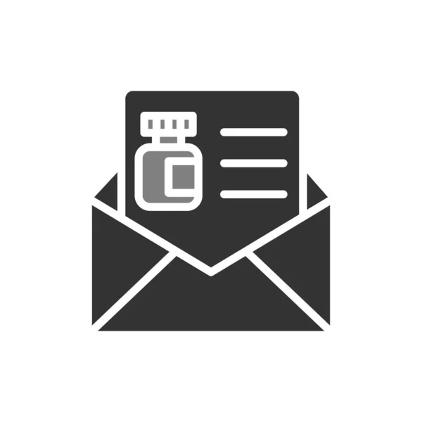 Icono Correo Ilustración Vectorial — Archivo Imágenes Vectoriales