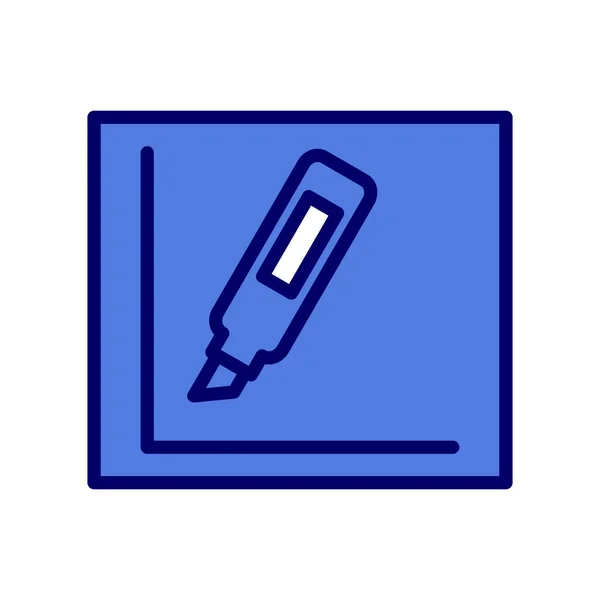 Markierungssymbol Vektorillustration — Stockvektor