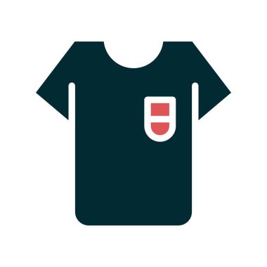 Kıyafet simgesi, vektör illüstrasyonu 