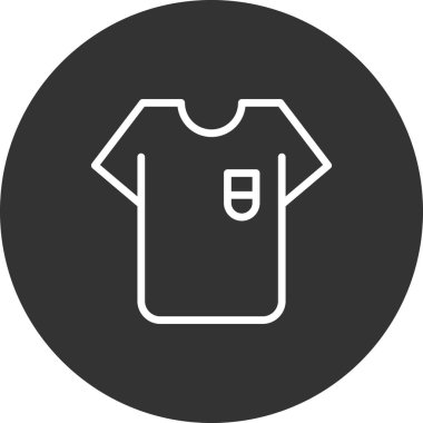 Kıyafet simgesi, vektör illüstrasyonu 