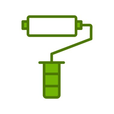 boya silindiri vektör illüstrasyonu 