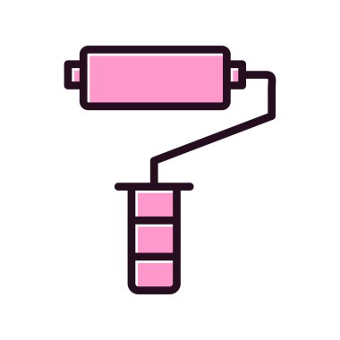 boya silindiri vektör illüstrasyonu 