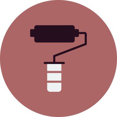 boya silindiri vektör illüstrasyonu 