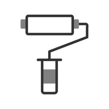 boya silindiri vektör illüstrasyonu 