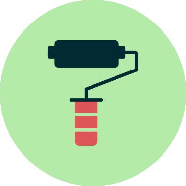 boya silindiri vektör illüstrasyonu 