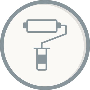 boya silindiri vektör illüstrasyonu 