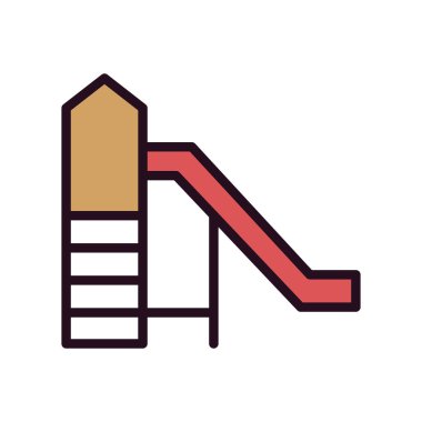 slayt simgesi, vektör çizimi