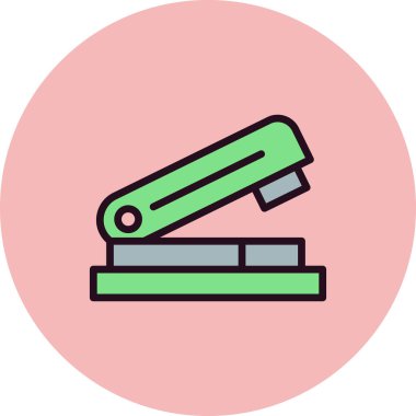 Zımba Silme simgesi, vektör illüstrasyonu 