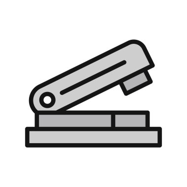 Zımba Silme simgesi, vektör illüstrasyonu 