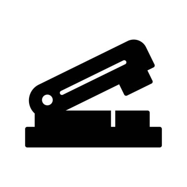 Zımba Silme simgesi, vektör illüstrasyonu 