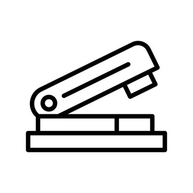 Zımba Silme simgesi, vektör illüstrasyonu 