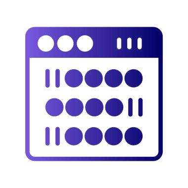 İkili simge vektör çizim