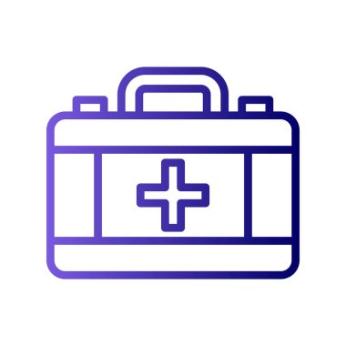 İlk yardım kiti vektör illüstrasyonu 