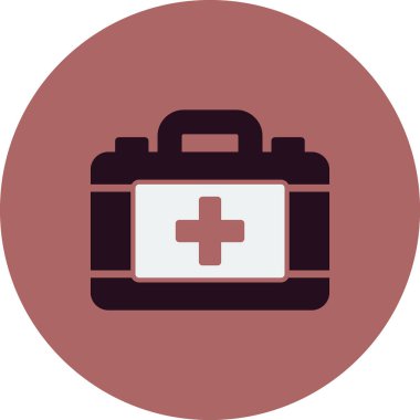 İlk yardım kiti vektör illüstrasyonu 