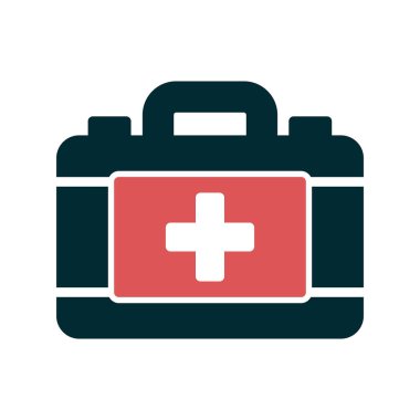 İlk yardım kiti vektör illüstrasyonu 