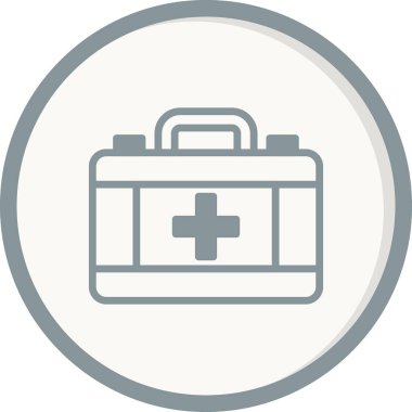 İlk yardım kiti vektör illüstrasyonu 