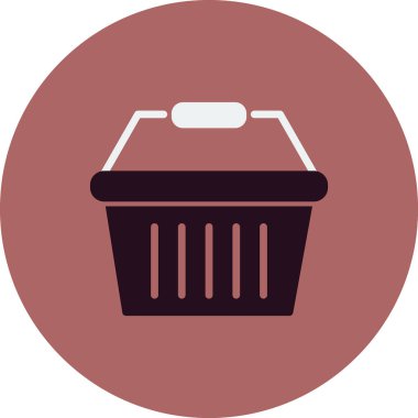 Alışveriş ikonu vektör illüstrasyonu. siyah ve beyaz resimtogram.